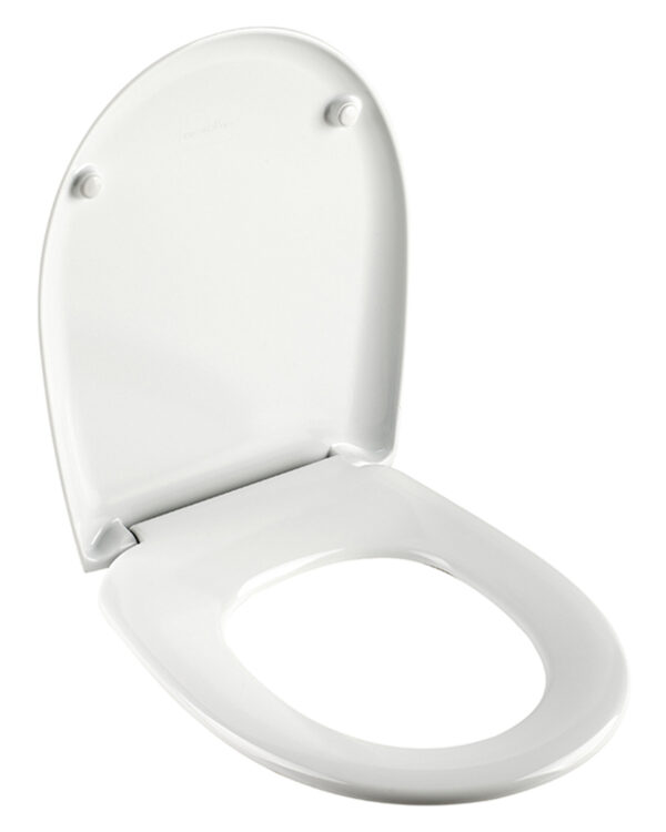 CONCEPT - ASIENTO WC BISAGRA INOXIDABLE BLANCO