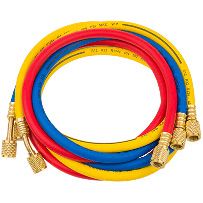 HECAPO - MANGUERA DE CARGA 1/4 SAEx5/16 SAE 1500mm GAS