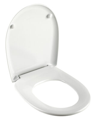 CONCEPT - ASIENTO WC BISAGRA INOXIDABLE BLANCO