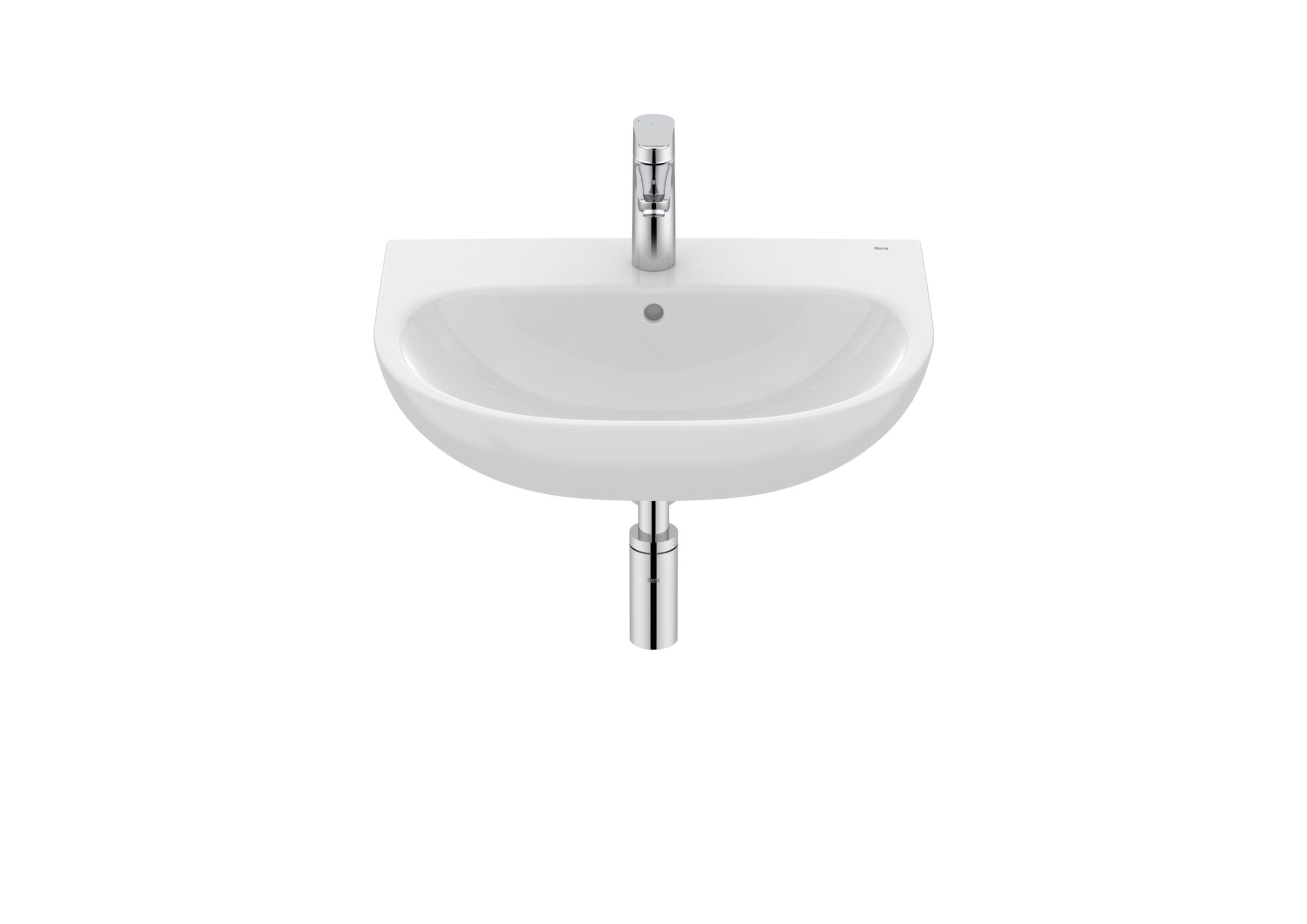 ROCA - Lavabo para pedestal VICTORIA con juego de fijación 560x460mm blanco