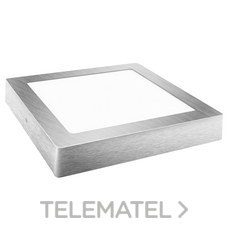ALFA DYSER - DOWNLIGHT LED SUPERF.CUADR.PLATA 18w.NEU