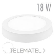 ALFA DYSER - DOWNLIGHT LED SUPERF.REDON.BLANCO 18w.FR