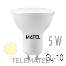 ALFA DYSER - BOMB.LED DICROICA 120º GU10  5w.NEUTRA