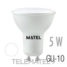 ALFA DYSER - BOMB.LED DICROICA 120º GU10  5w.FRIA