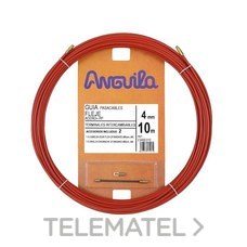 ANGUILA - PASACABLES ACERO NYLON 4mm 10m RJ.