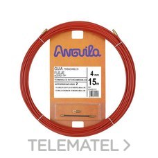 ANGUILA - PASACABLES ACERO NYLON 4mm 15m RJ.