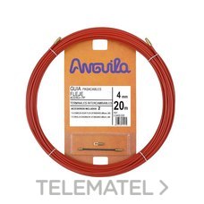 ANGUILA - PASACABLES ACERO NYLON 4mm 20m RJ.