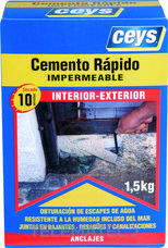 CEYS - CEYS CEMENTO RAPIDO IMPERMEABLE 1.5 KG