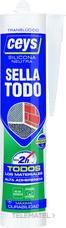 CEYS - SILICONA SELLATODO TRANSL. CART. 280