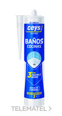 CEYS - SILICONA COCINAS/BAÑOS BLANCA