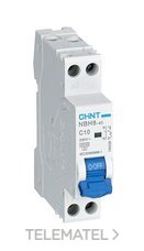 CHINT - INTERRUPTOR AUT.NBH8 1P+N 1M 10A C-4,5kA