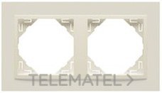 EFAPEL - MARCO DOBLE LOGUS 90 NEGRO / NEGRO