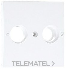EFAPEL - TAPA P/TOMA MULTIMARCAS R-TV 2 SALIDAS BLANCO