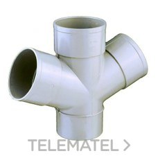 FERRO-PLAST - INJERTO DOBLE PLANO M-H d.110 67'30 PVC