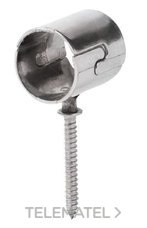 FILTUBE - Abrazadera simple tirafondo diámetro 18 inoxidable