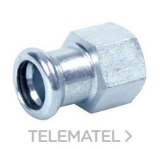 FILTUBE - Adaptador H diámetro 1"x22mm acero al carbono