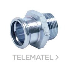 FILTUBE - Adaptador M diámetro 1/2"x15mm acero al carbono