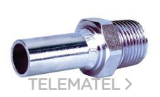 FILTUBE - Adaptador M diámetro 3/4"x18mm acero al carbono