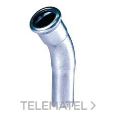 FILTUBE - Curva 45° H-M diámetro 42x42mm acero al carbono