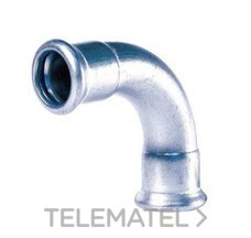 FILTUBE - Curva 90° H-H diámetro 18x18mm acero al carbono