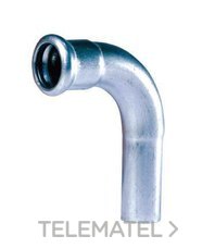 FILTUBE - Curva 90° H-M diámetro 54x54mm acero al carbono