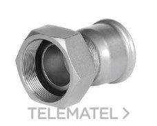 FILTUBE - Racor 2 piezas junta plana diámetro 22x3/4 INSTALPRESS