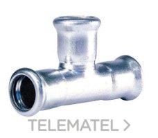 FILTUBE - Te reducida diámetro 18x15x18mm acero al carbono