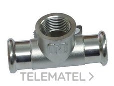 FILTUBE - Te roscada H diámetro 22x3/4x22" INSTALPRESS