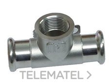 FILTUBE - Te roscada H diámetro 35x1/2x35" INSTALPRESS