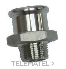 FILTUBE - Unión M diámetro 18x1/2" INSTALPRESS