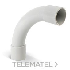 GAESTOPAS - MANGUITO UNION CURVADO 90 PVC M32 GRIS