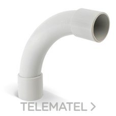 GAESTOPAS - MANGUITO UNION CURVADO 90 PVC M40 GRIS