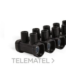 GAESTOPAS - Regleta polipropileno negra 16mm²