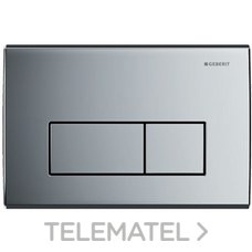 GEBERIT - PULSADOR KAPPA50 PLÁSTICO ASA CROMADO BRILLANTE