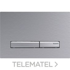 GEBERIT - Pulsador Sigma50 para doble descarga cromado cepillado