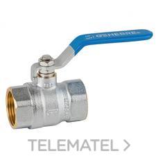 GENEBRE - Válvula esfera H-H 1" PN-25 paso total rosca gas - Imagen 2