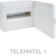 HAGER - Caja de superficie golf VF con 1 fila 12 módulos opaca blanca