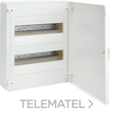 HAGER - Caja de superficie golf VF con 2 filas 24 módulos opaca blanca