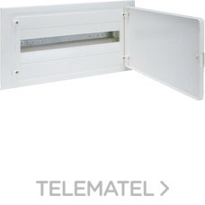 HAGER - Caja empotrar golf VF 1 fila 18 módulos puerta blanca regleta QC