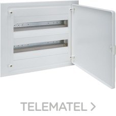 HAGER - Caja empotrar golf VF 2 filas 36 módulos puerta blanca regleta QC
