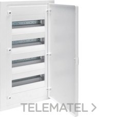 HAGER - Caja empotrar golf VF con 4 filas 48 módulos opaco blanca