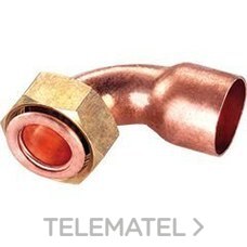 HECAPO - RACOR CURVO 2AGCU 18x1/2" ASTO.PLANO