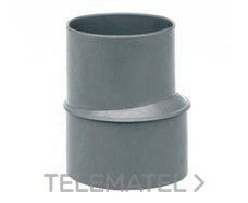 IBIDE - Ampliación excéntrica M-H diámetro 125-110mm gris