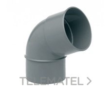 IBIDE - Codo 87° M-H diámetro 90mm