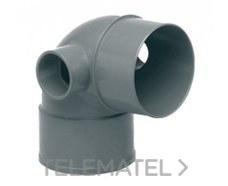 IBIDE - Codo doble toma 87° diámetro 110/50-50mm