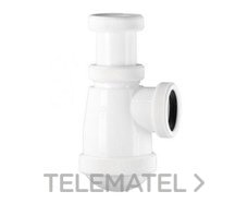 IBIDE - Sifón corto horizontal racor tuerca loca 1.1/4
