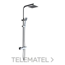 IMEX - CONJUNTO DUCHA TERMOSTATICA VIGO EXT. ROC. CUADRADO 20X20