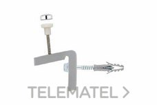 INDEX - Soporte de fijación SA-WHM Ø6x60 para WC horizontal multiposición, cincado (2 unidades)