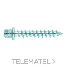 INDEX - Tirafondo abrazadera + grapa AB-TA M6x40 zincado ranurado - Imagen 2