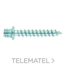 INDEX - Tirafondo abrazadera + grapa AB-TA M8x60 zincado ranurado - Imagen 2